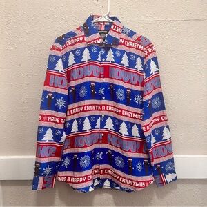 Suitmeister South Park Mr. Hankey Crappy Christmas Holiday Dress Shirt M